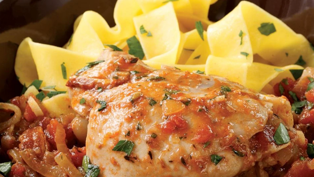 Wine & Tomato Braised Chicken